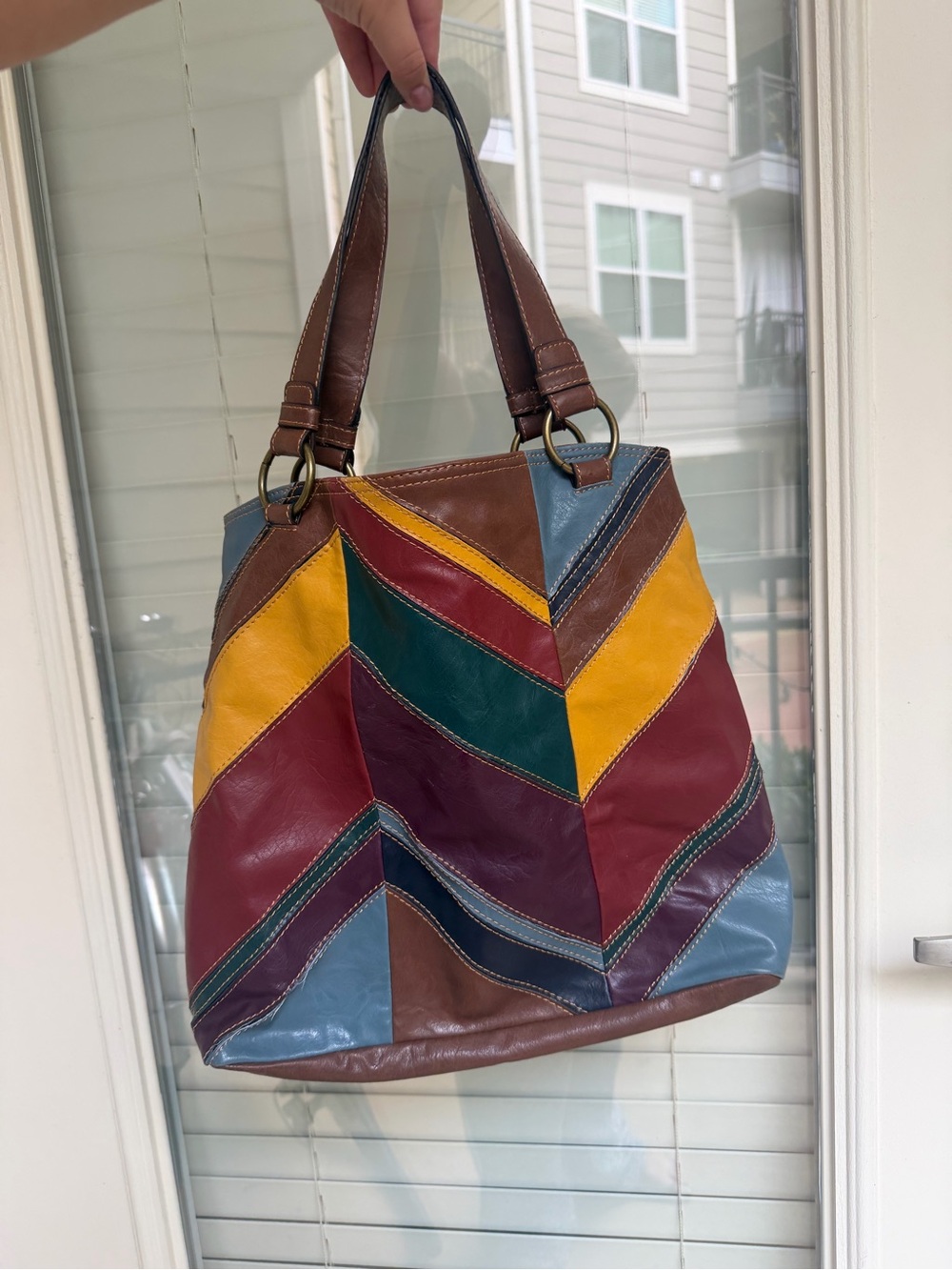 Axcess patchwork bag - Picture 2 of 5